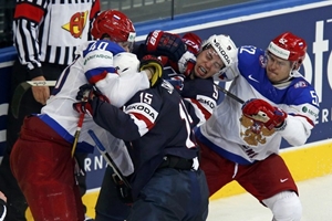 Хоккей. Россия США